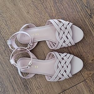 Nude Coach Sandals